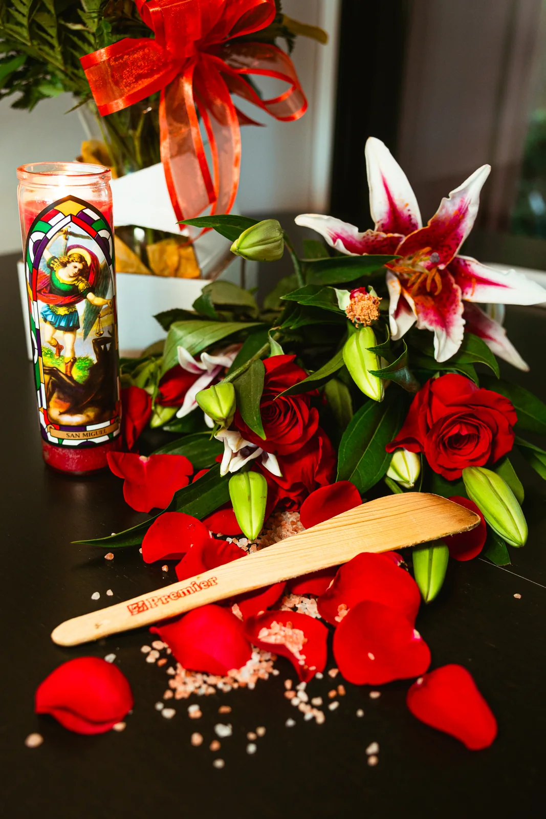 Floral detail from Belonging.
